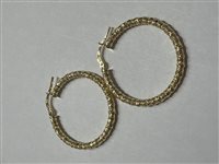 Orecchini Domar Donna Cerchi argento 925 diamantati in Argento ORAR-484-280